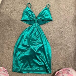 Teal formal dress